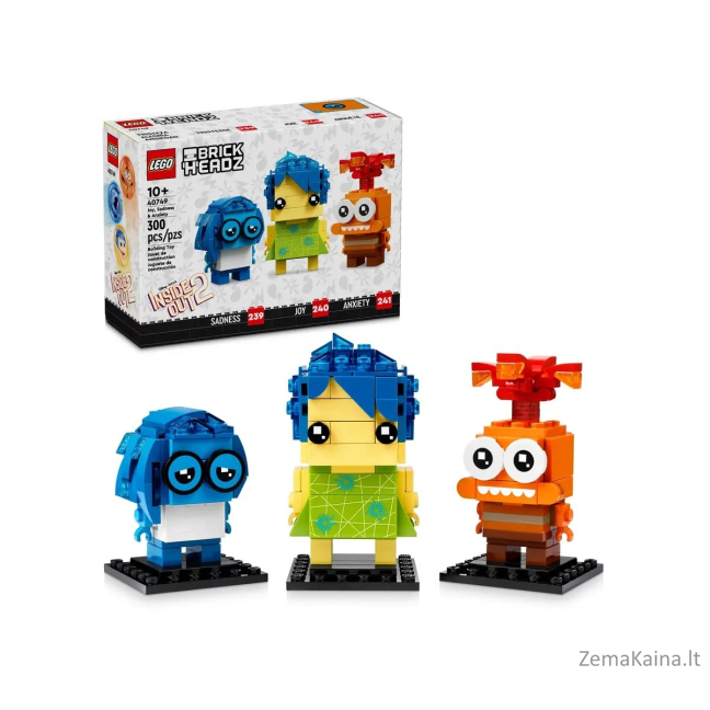 LEGO BRICKHEADZ 40749 Džiaugsmas, Liūdesys ir Nežinomybė