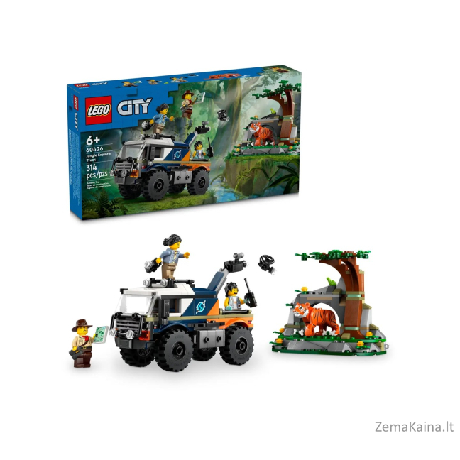 LEGO City 60426 Terenówka badacza dżungli