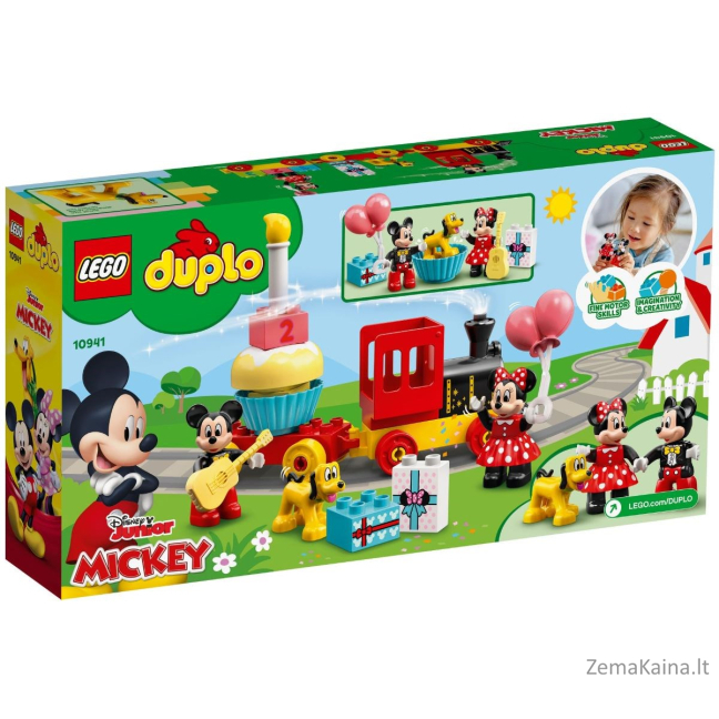 LEGO DUPLO 10941 Urodzinowy pociąg myszek Miki i Minnie 4