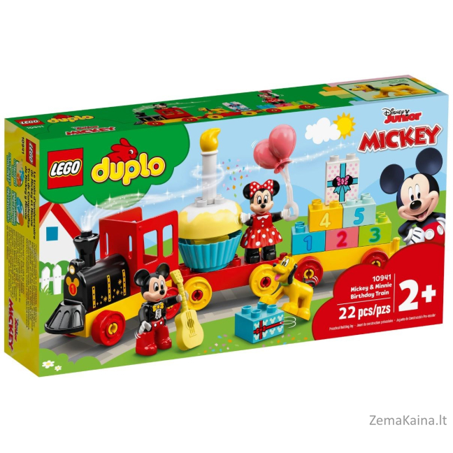 LEGO DUPLO 10941 Urodzinowy pociąg myszek Miki i Minnie 5