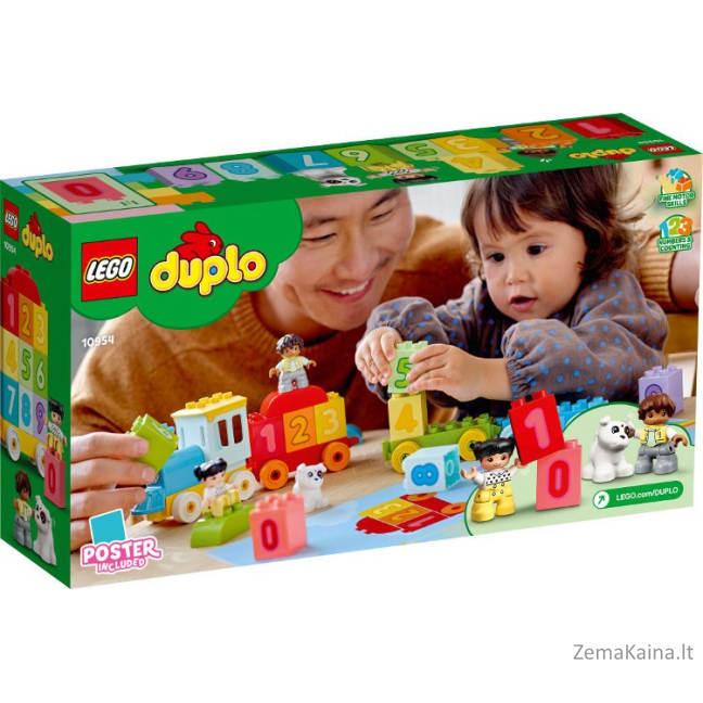 LEGO DUPLO 10954 SKAIČIŲ TRAUKINYS - IŠMOKITE SKAIČIUOTI 1
