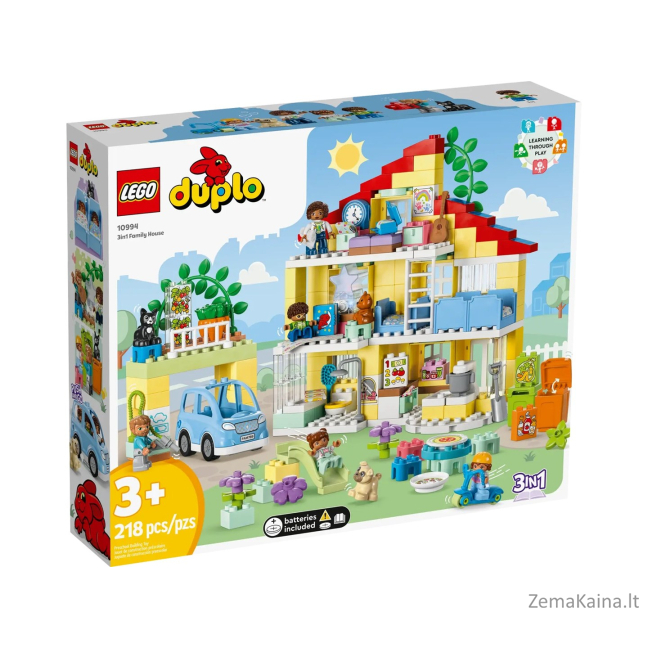 LEGO DUPLO 10994 3IN1 ŠEIMOS NAMAI 6