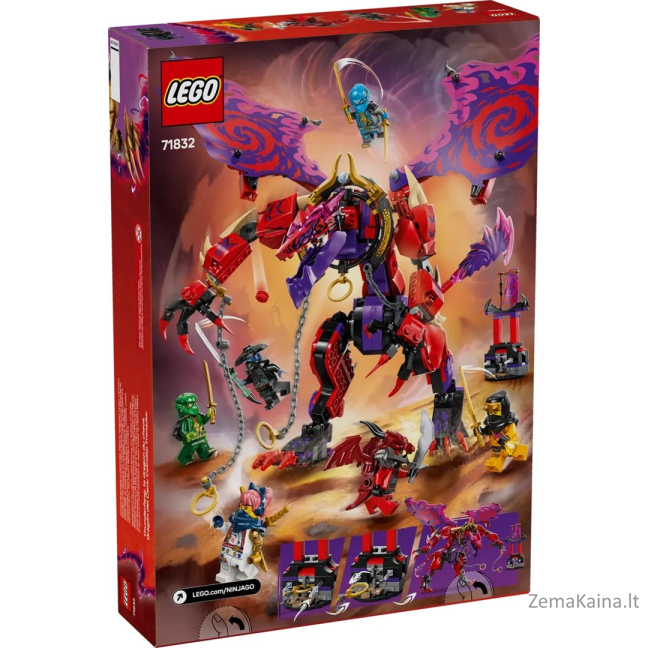 LEGO NINJAGO 71832 Thunderfang Dragon of Chaos 1