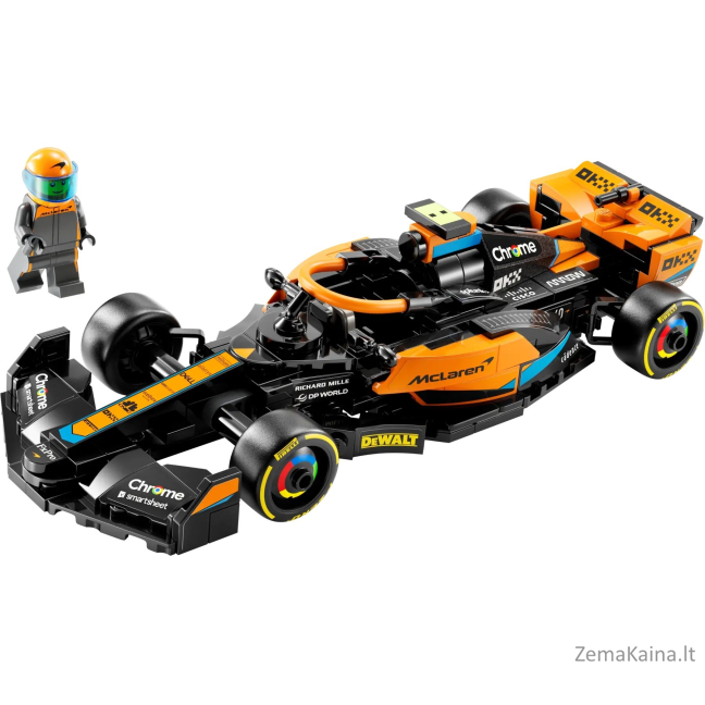 LEGO SPEED CHAMPIONS 76919 2023 m. McLaren Formula 1 lenktyninis automobilis 6