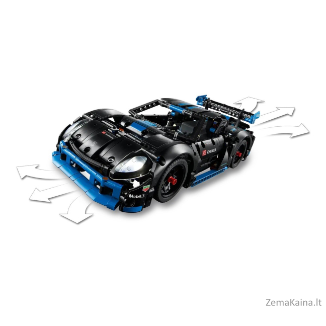 LEGO Technic 42176 Samochód wyścigowy Porsche GT4 e-Performance 3