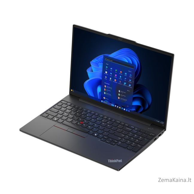 Lenovo ThinkPad E16 AMD Ryzen™ 5 7535HS Laptop 40.6 cm (16") WUXGA 16 GB DDR5-SDRAM 512 GB SSD Wi-Fi 6E (802.11ax) Windows 11 Pro Black 22