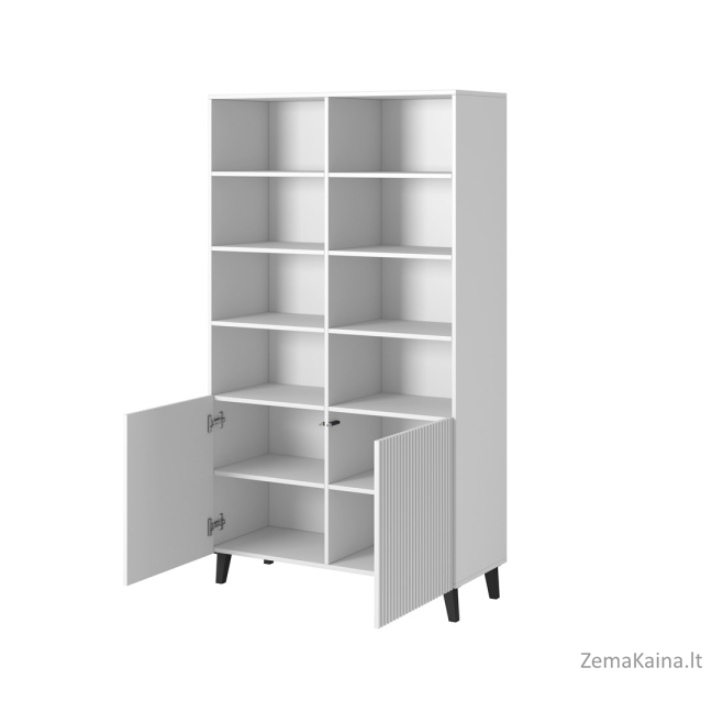 Lentynos PAFOS 100x40x176,5 cm baltos matinės 1