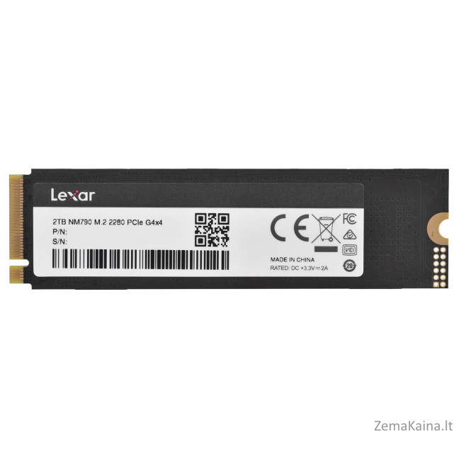Lexar NM790 M.2 2 TB PCI Express 4.0 SLC NVMe 2