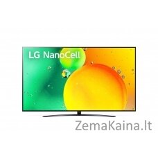 LG NanoCell 65NANO763QA televizorius 165,1 cm (65") 4K Ultra HD Smart TV „Wi-Fi“ Juoda