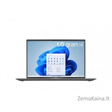 LG Gram 14Z90R Knyginis kompiuteris 35,6 cm (14") WUXGA Intel® Core™ i5 i5-1340P 8 GB LPDDR5-SDRAM 512 GB SSD Wi-Fi 6E (802.11ax) Windows 11 Pro Pilka REPACK Naujas / Repack 6