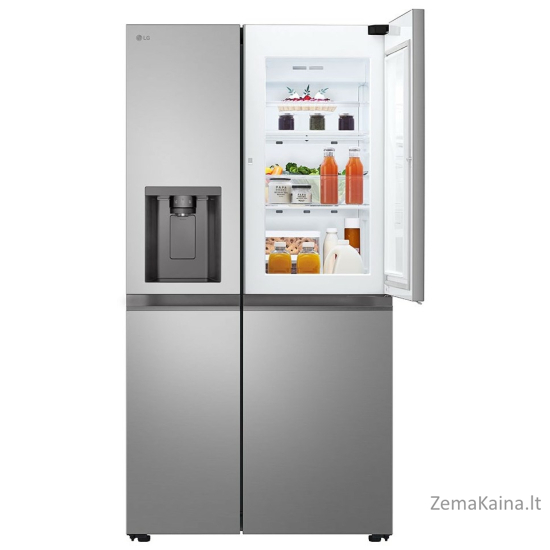 LG InstaView GSJC41PYPE dviduris šaldytuvas-šaldiklis Pastatomi 641 L E Sidabras 2