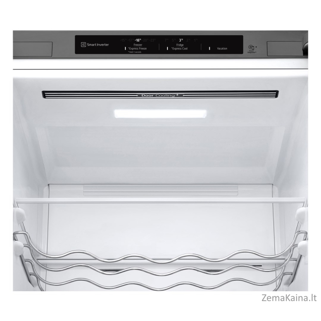 LG GBV3200DPY šaldytuvas-šaldiklis Pastatomi 387 L D Metalinis, Sidabras 6