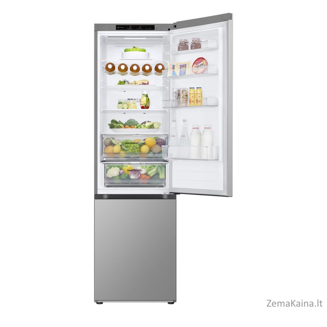 LG GBV3200DPY šaldytuvas-šaldiklis Pastatomi 387 L D Metalinis, Sidabras 13