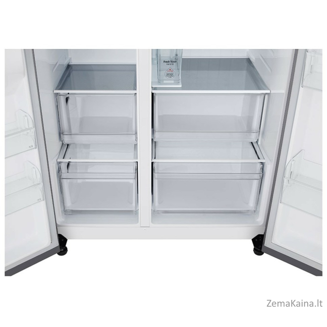 LG InstaView GSJC41PYPE dviduris šaldytuvas-šaldiklis Pastatomi 641 L E Sidabras 5