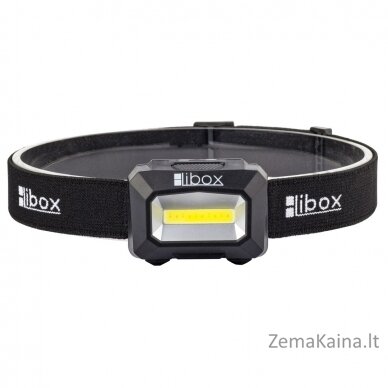 Libox LB0107 žibintuvėlis Ant galvos tvirtinamas žibintuvėlis Juoda LED 2
