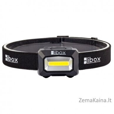 Libox LB0107 žibintuvėlis Ant galvos tvirtinamas žibintuvėlis Juoda LED 9