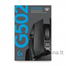 Logitech G G502 Lightspeed kompiuterio pelė Dešinės rankos Radijo dažnio belaidė Optinis 25600 DPI