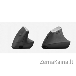 Logitech MX Vertical Advanced Ergonimic kompiuterio pelė RF belaidis + „Bluetooth“ Optinis 4000 DPI Dešinės rankos
