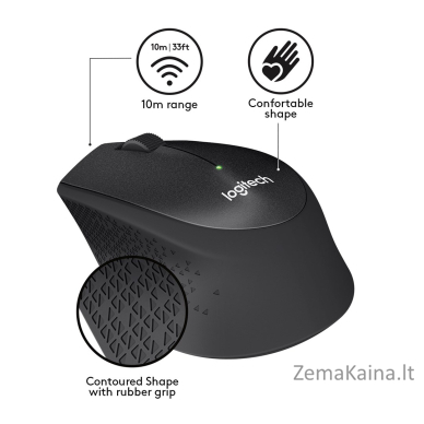 LOGITECH PELĖ M330 SILENT PLUS BLACK 1