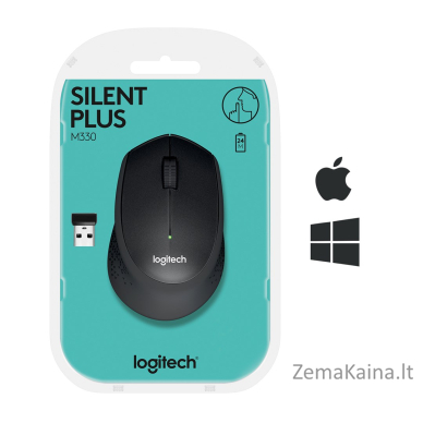 LOGITECH PELĖ M330 SILENT PLUS BLACK 3