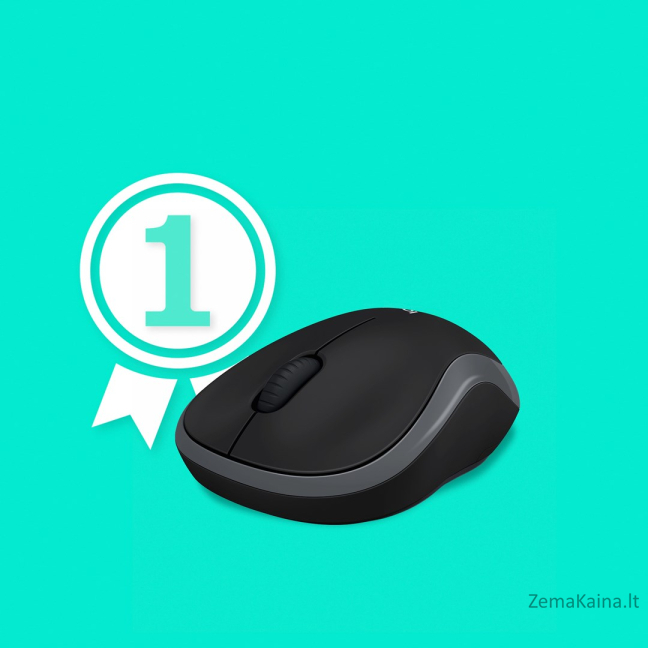 Logitech M185 kompiuterio pelė Radijo dažnio belaidė Optinis 1