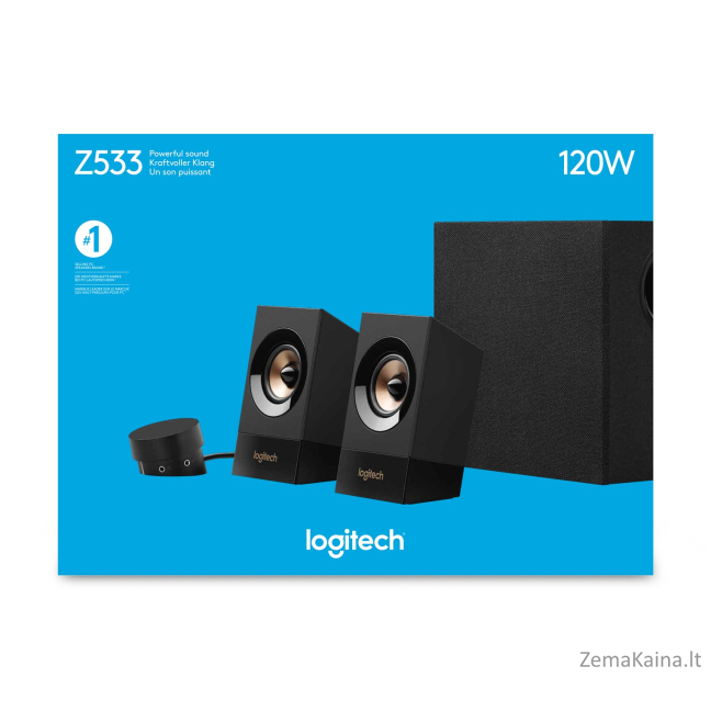 Logitech Z533 60 W Juoda 2.1 kanalai 16
