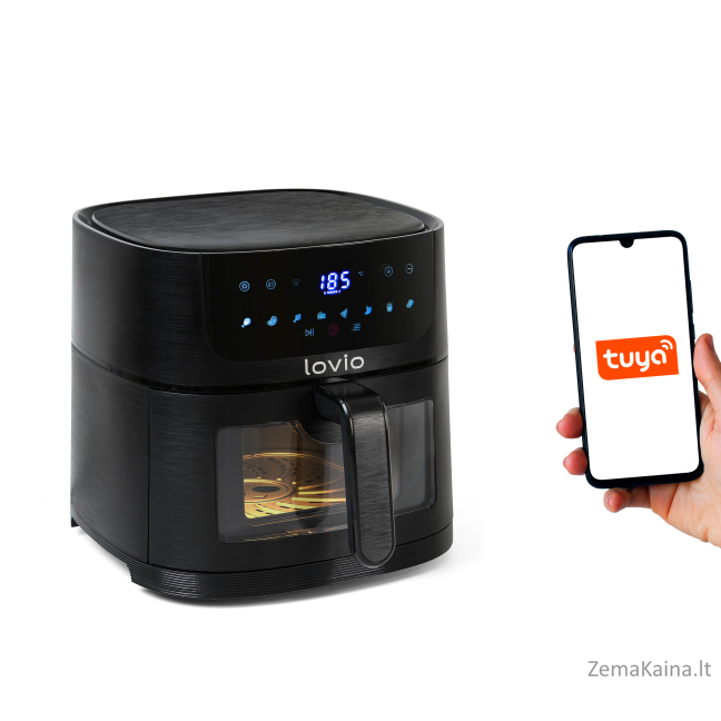 Lovio LVAF002BK PureFry XL Smart 6L Black 2