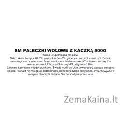 MACED Przysmak dla psa - pałeczki wołowe z kaczką 500g