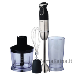 Maisto smulkintuvas Zyle ZY8225BL, 1000 W, su 500 ml indeliu, 600 ml indeliu ir plakimo šluotele