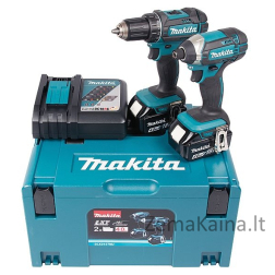MAKITA DLX2127MJ akumuliatorinių įrankių komplektas (DTD152+DDF482)