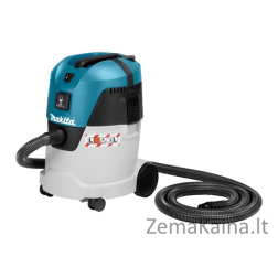 Makita VC2512L dulkių siurbimo įrenginys Juoda, Mėlyna, Metalinis 25 L 1000 W