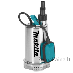 MAKITA CLEAN VANDENS SIURBLYS SU PLŪDE 1100W 250 l/min INOX PF1100