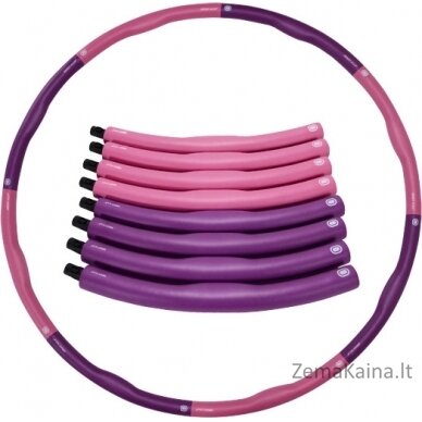 Masažinis pasunkintas lankas lieknėjimui inSPORTline Hoop 100cm 1200g 3