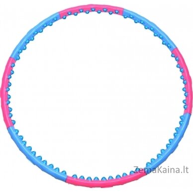 Masažinis pasunkintas lankas lieknėjimui inSPORTline Hoop 110cm 1450g 1