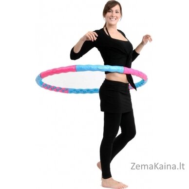 Masažinis pasunkintas lankas lieknėjimui inSPORTline Hoop 110cm 1450g 4