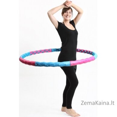 Masažinis pasunkintas lankas lieknėjimui inSPORTline Hoop 110cm 1450g 6