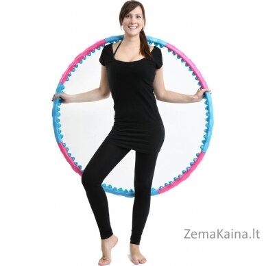 Masažinis pasunkintas lankas lieknėjimui inSPORTline Hoop 110cm 1450g 7