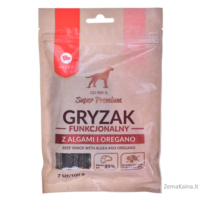 MACED Gryzak z Algami i Oregano 100 G