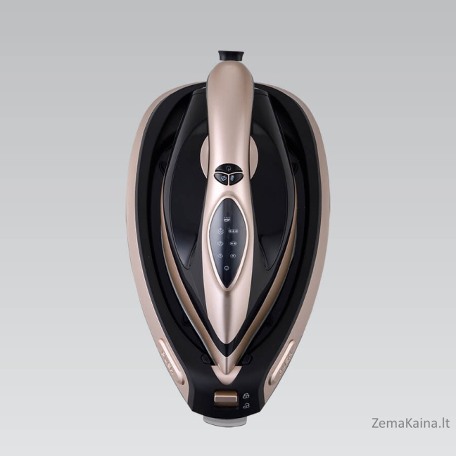 Maestro MR-320C lygintuvas su garų generatoriumi 2400 W 1,5 L Keraminis padas Juoda, Rausvai auksinė 5
