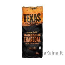 Medžio anglis „Texas Club“ 10 kg (stambios frakcijos)