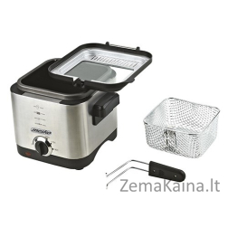 Mesko MS 4910 fryer Deep fryer 1.5 L Single Black,Satin steel Stand-alone 900 W
