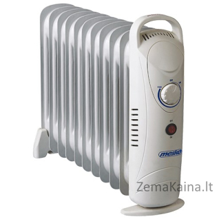 Mesko MS 7806 elektrinis patalpų šildytuvas Tepalu užpildytas elektrinis šildytuvas Vidaus Balta 1200 W