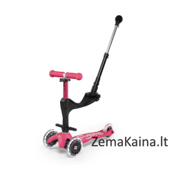 Micro Hulajnoga Mini 3w1 Deluxe Plus LED pink