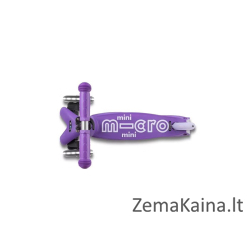 Micro hulajnoga składana Mini DELUXE LED Purple