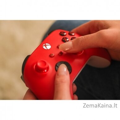 Microsoft Pulse Red Raudona Bluetooth/USB Žaidimų pultelis Analoginis / skaitmeninis Xbox, Xbox One, Xbox Series S, Xbox Series X 16
