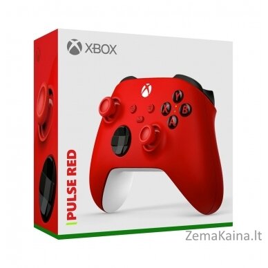 Microsoft Pulse Red Raudona Bluetooth/USB Žaidimų pultelis Analoginis / skaitmeninis Xbox, Xbox One, Xbox Series S, Xbox Series X 4