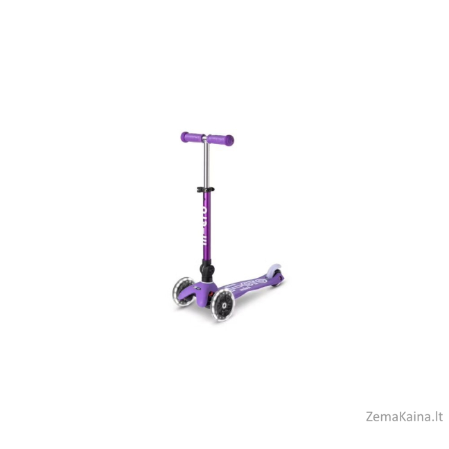 Micro hulajnoga składana Mini DELUXE LED Purple 2