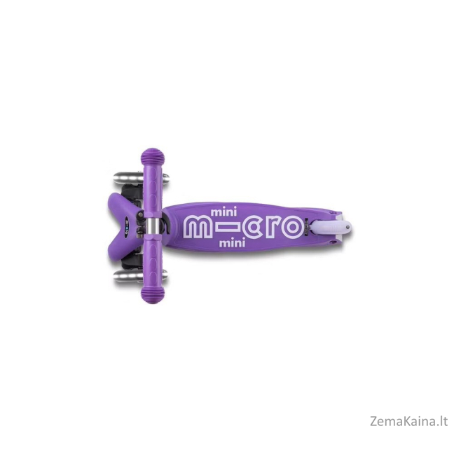 Micro hulajnoga składana Mini DELUXE LED Purple
