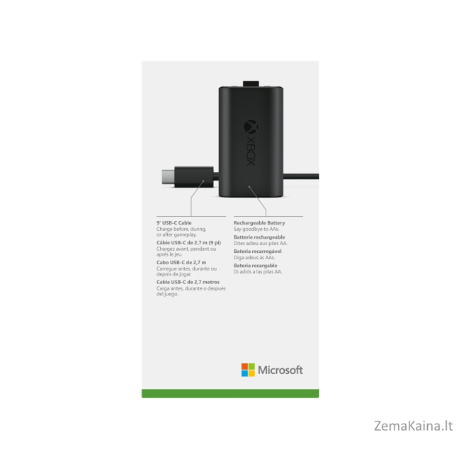 Microsoft Xbox One Play & Charge Kit Įkrovimo rinkinys 5