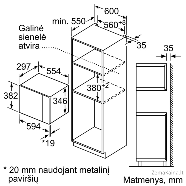 Mikrobangė Bosch BFL524MB0 4